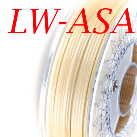 Bobine de filament LW-ASA Naturel 1.75mm 650g ColorFabb